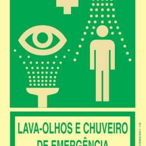 Placa Fotoluminescente – ORIENTAÇÃO E SALVAMENTO