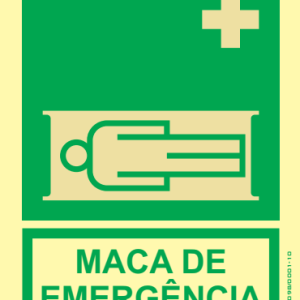 Placa Fotoluminescente – ORIENTAÇÃO E SALVAMENTO