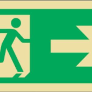 Placa Fotoluminescente – ORIENTAÇÃO E SALVAMENTO - S0100