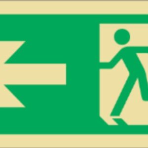 Placa Fotoluminescente – ORIENTAÇÃO E SALVAMENTO - S0200