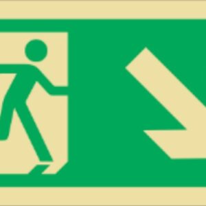 Placa Fotoluminescente – ORIENTAÇÃO E SALVAMENTO - S0600