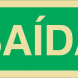 Placa Fotoluminescente – ORIENTAÇÃO E SALVAMENTO - S1200