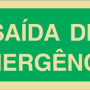 Placa Fotoluminescente – ORIENTAÇÃO E SALVAMENTO - S1201