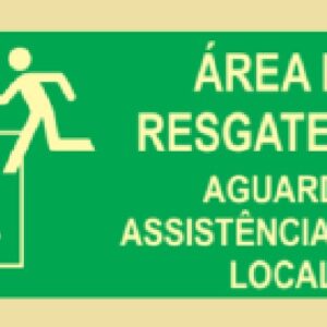 Placa Fotoluminescente – ORIENTAÇÃO E SALVAMENTO - S1204