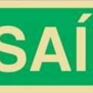 Placa Fotoluminescente – ORIENTAÇÃO E SALVAMENTO - S1402