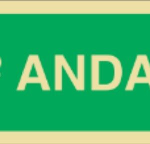Placa Fotoluminescente – ORIENTAÇÃO E SALVAMENTO - S1701