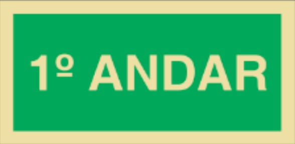 Placa Fotoluminescente – ORIENTAÇÃO E SALVAMENTO - S1701