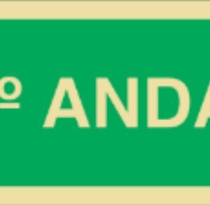 Placa Fotoluminescente – ORIENTAÇÃO E SALVAMENTO - S1720