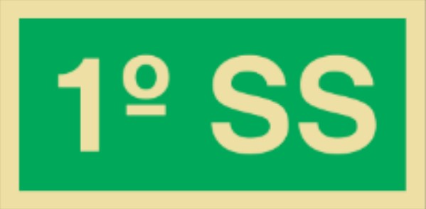Placa Fotoluminescente – ORIENTAÇÃO E SALVAMENTO - S1731