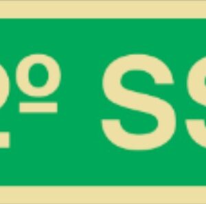Placa Fotoluminescente – ORIENTAÇÃO E SALVAMENTO - S1732