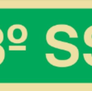 Placa Fotoluminescente – ORIENTAÇÃO E SALVAMENTO - S1733