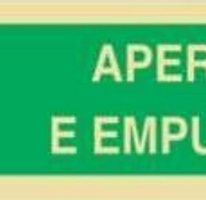 Placa Fotoluminescente – ORIENTAÇÃO E SALVAMENTO - S1800