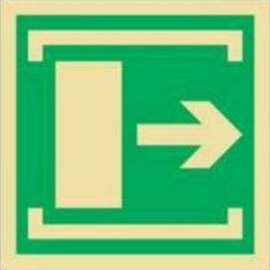 Placa Fotoluminescente – ORIENTAÇÃO E SALVAMENTO - S2305